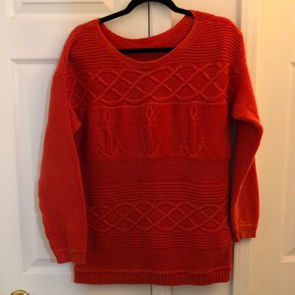 Talbots Women's Orange Sweater XL